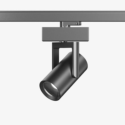 Movia 30W motorized LED track light by Encore